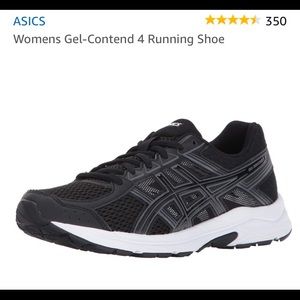 Black ASICS size 8